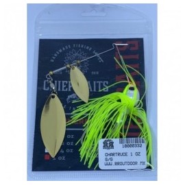 Chief Baits Spinnerbait 1oz Double Willow